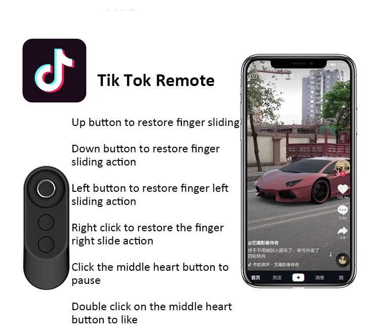 Bakeey-For-Tik-Tok-Video-bluetooth-Wireless-Remote-Controller-For-Sliding-ScreenPressing-likesCell-P-1931581-3