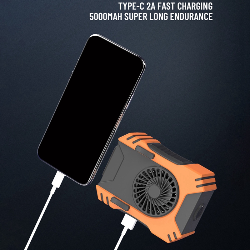 Bakeey-Hanging-Waist-Fan-USB-Charging-LED-Light-Power-Source-Portable-Outdoor-Fan-1831554-4