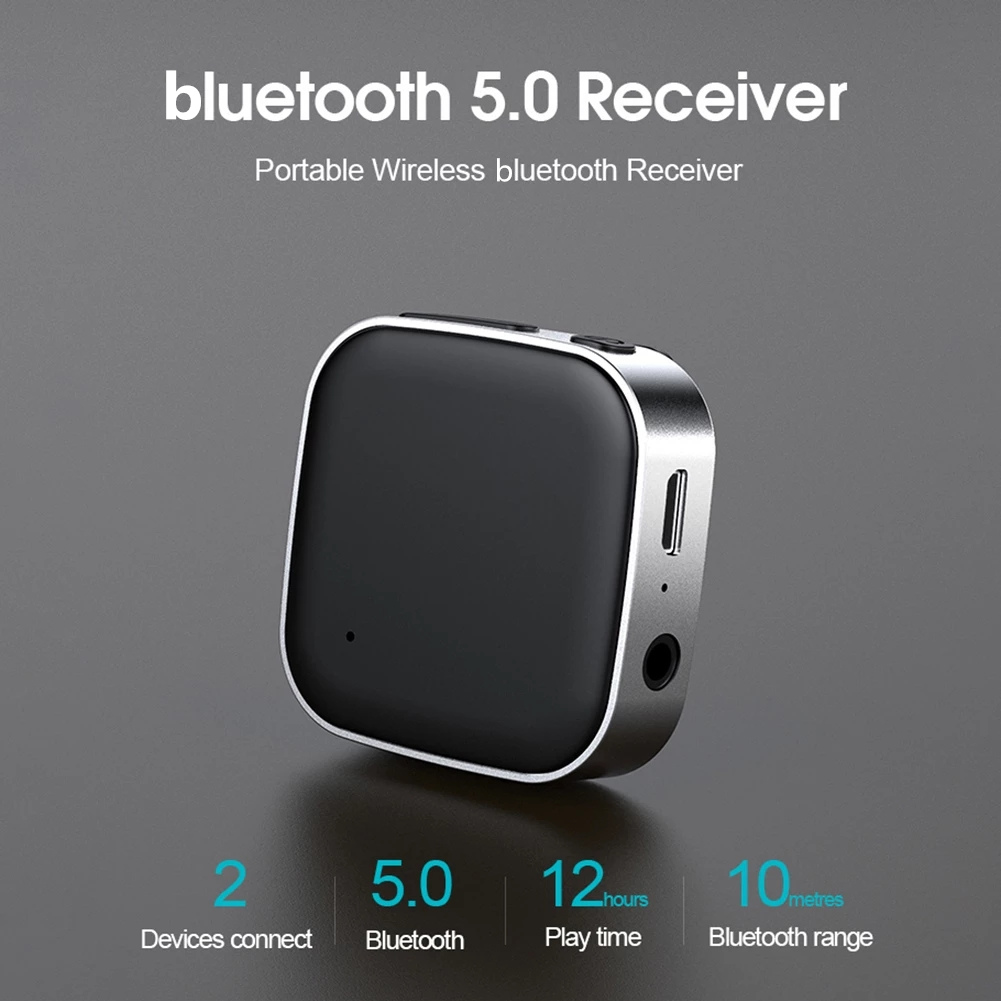Bakeey-J21-bluetooth-50-Audio-Receiver-Transmitter-35mm-AUX-Wireless-Music-Adapter-for-Car-PC-Speake-1840892-2