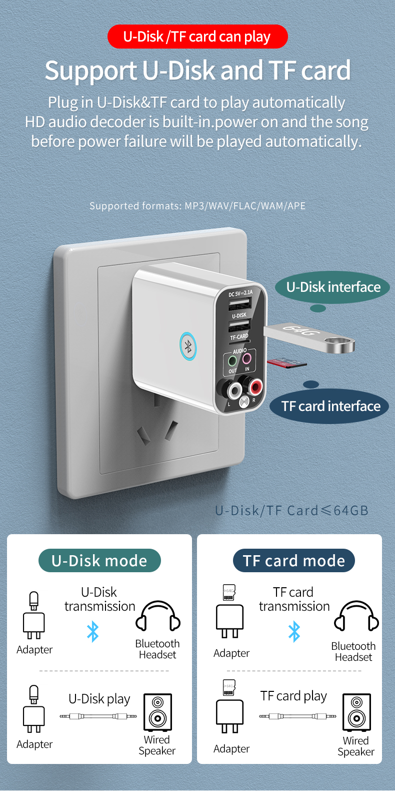 Bakeey-K16-bluetooth-V50-Audio-Transmitter-Receiver-2RCA-Aux-Wireless-Audio-Adapter-Support-TF-Card--1789280-8