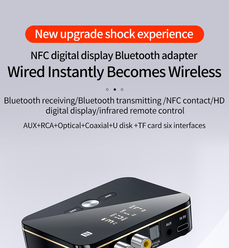 Bakeey-M8-NFC-enabled-bluetooth-V50-Audio-Transmitter-Receiver-35mm-Aux-2RCA-Wireless-Audio-Adapter--1892076-1