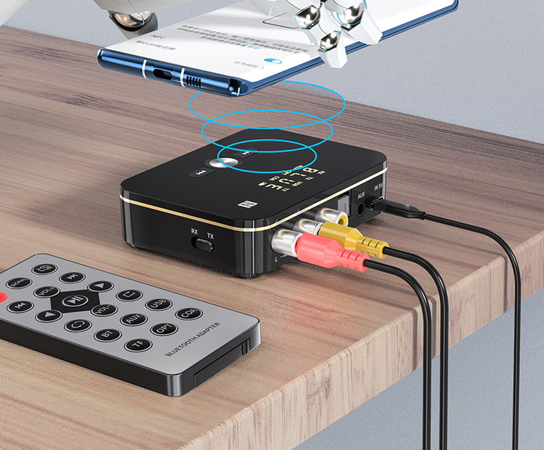 Bakeey-M8-NFC-enabled-bluetooth-V50-Audio-Transmitter-Receiver-35mm-Aux-2RCA-Wireless-Audio-Adapter--1892076-15
