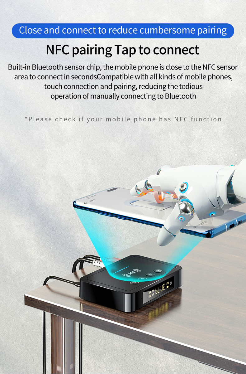Bakeey-OLED-Display-NFC-enabled-bluetooth-V50-Audio-Transmitter-Receiver-Wireless-35mm-Aux--2RCA--Op-1862442-7