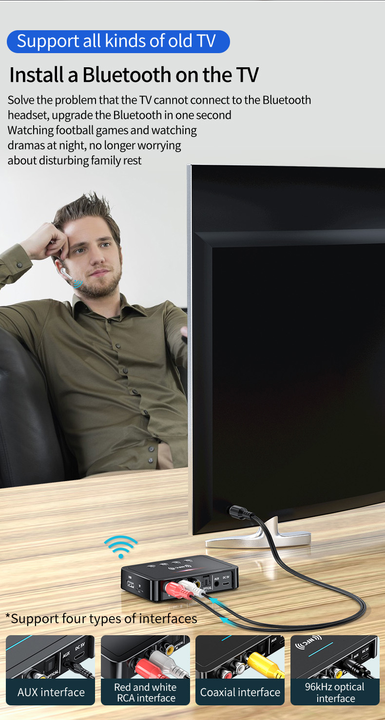 Bakeey-OLED-Display-NFC-enabled-bluetooth-V50-Audio-Transmitter-Receiver-Wireless-35mm-Aux--2RCA--Op-1862442-10