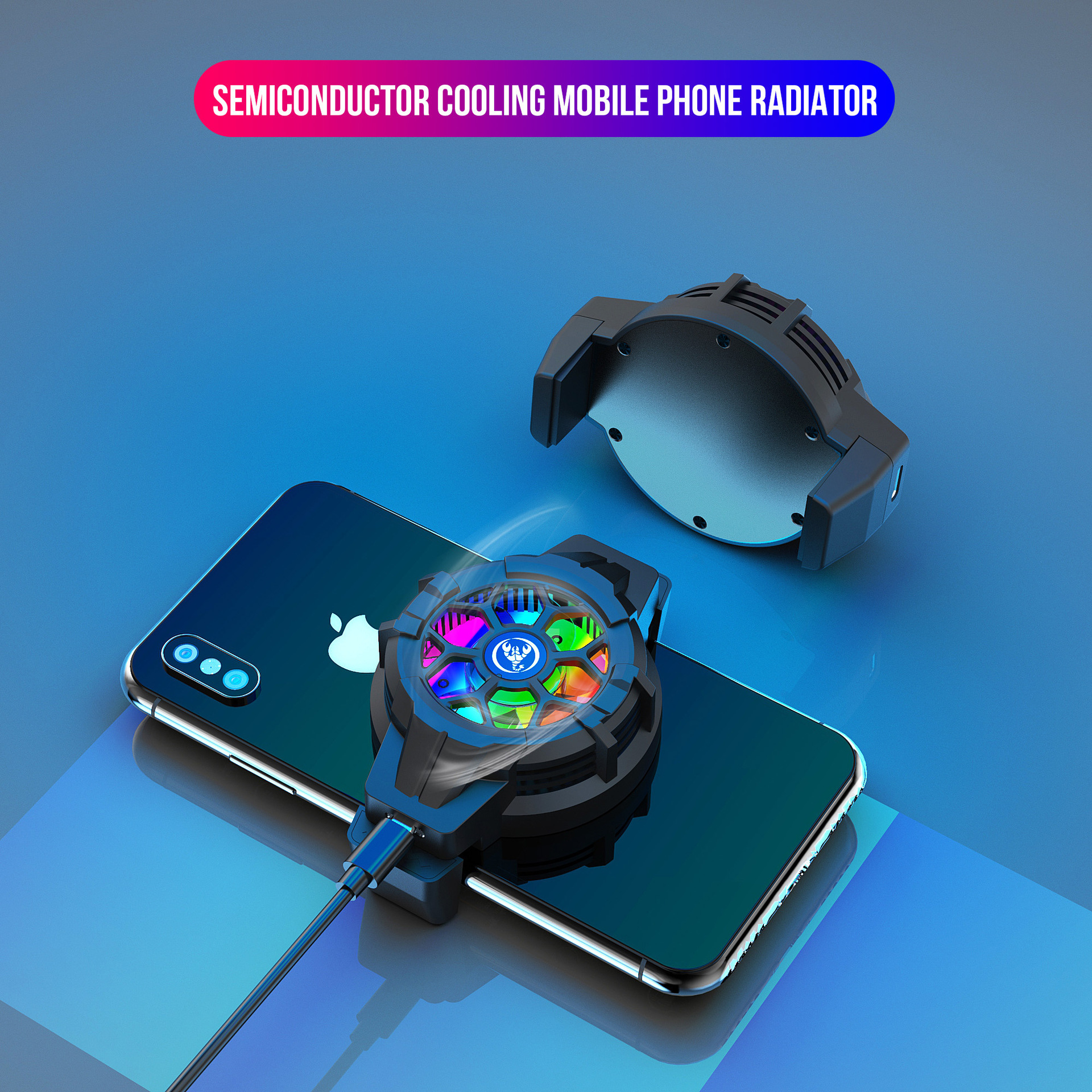 Bakeey-P10-Mobile-Phone-Semiconductor-Radiator-Two-way-Retractable-Refrigeration-Back-Clip-For-iPhon-1918003-13