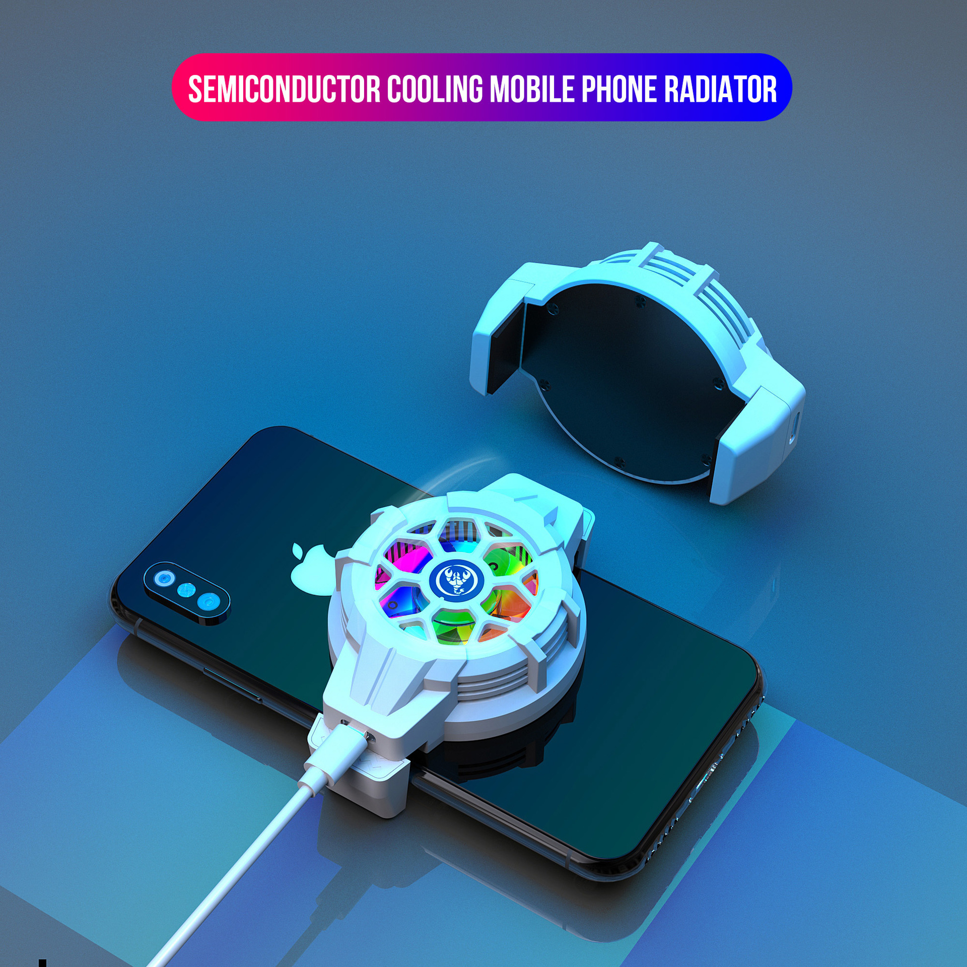 Bakeey-P10-Mobile-Phone-Semiconductor-Radiator-Two-way-Retractable-Refrigeration-Back-Clip-For-iPhon-1918003-14