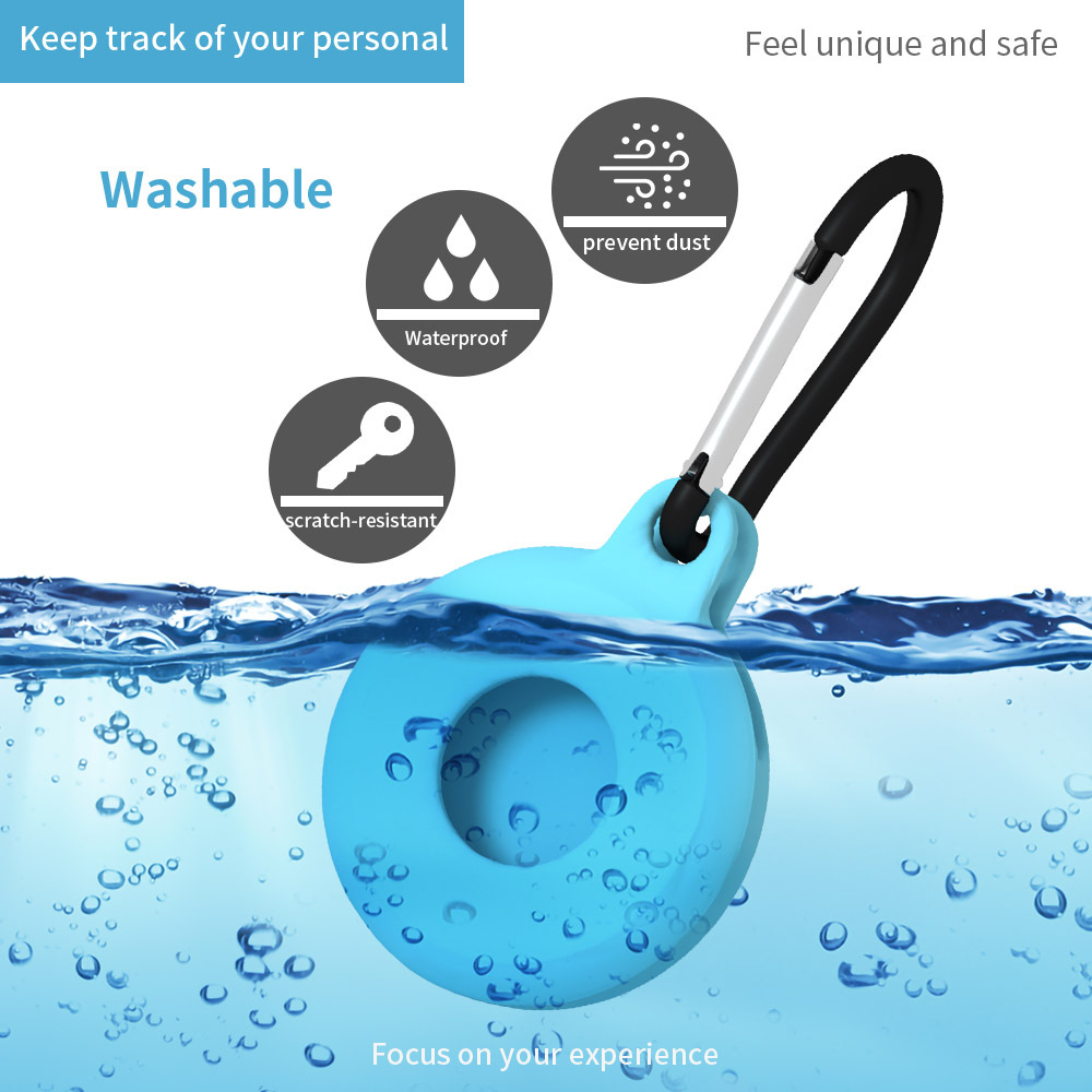Bakeey-Silicone-Protective-Sleeve-Cover-Shell-Shockproof-Anti-fall-Case-for-Apple-Airtags-bluetooth--1868410-1