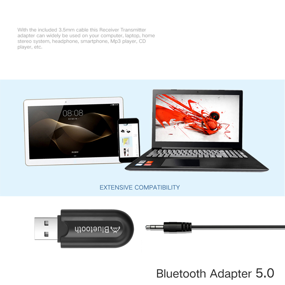 Bakeey-bluetooth-V50-Audio-Receiver-Adapter-Wireless-35mm-Auxiliary-Audio-Adapter-for-TV-PC-Speaker--1829392-2