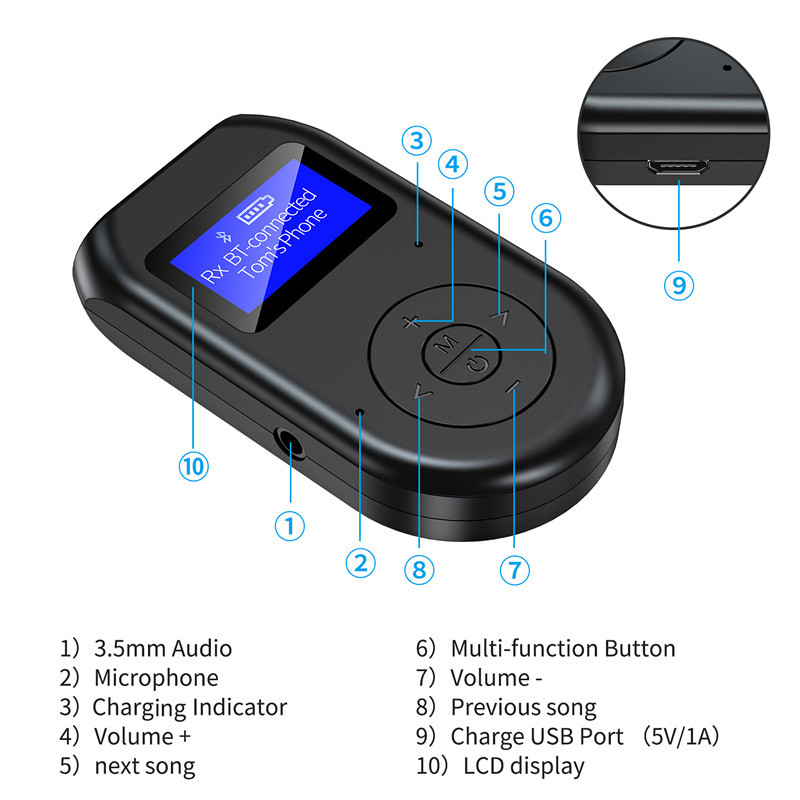 Bakeey-bluetooth-V50-Audio-Transmitter-Receiver-35mm-Aux-Wireless-Audio-Adapter-With-Mic-For-TV-PC-S-1920445-6