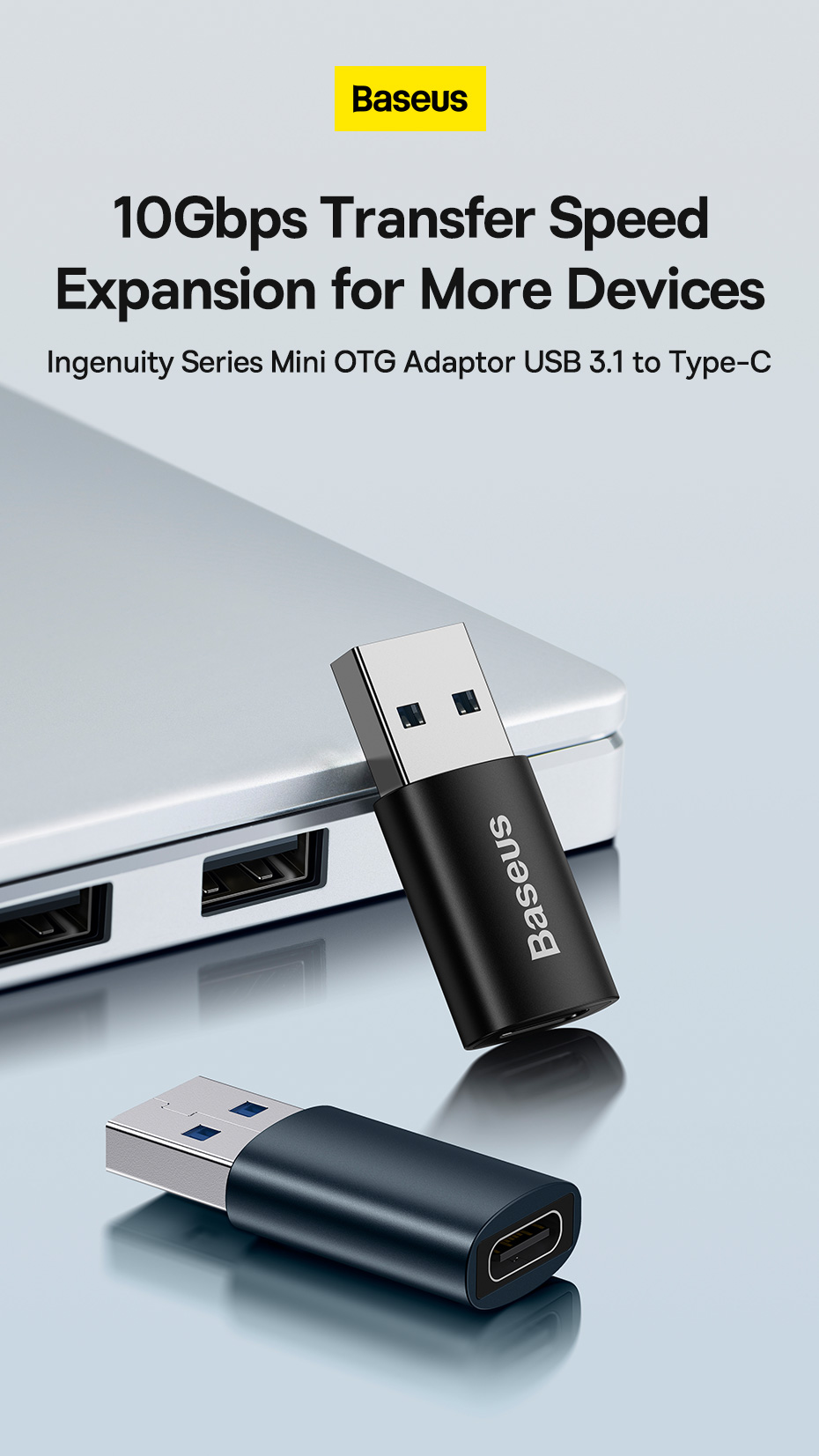 Baseus-USB31-Male-to-Type-C-Female-Adapter-10Gbps-Speed-Transfer-Connector-For-LaptopComputer-1930179-1