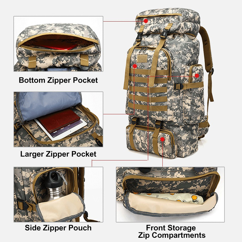 DROW-80L-Camouflage-Nylon-Water-Proof-Oxford-Fabric-Outdoor-Bag-Backpack-for-Climbing-Hiking-Outdoor-1638785-7