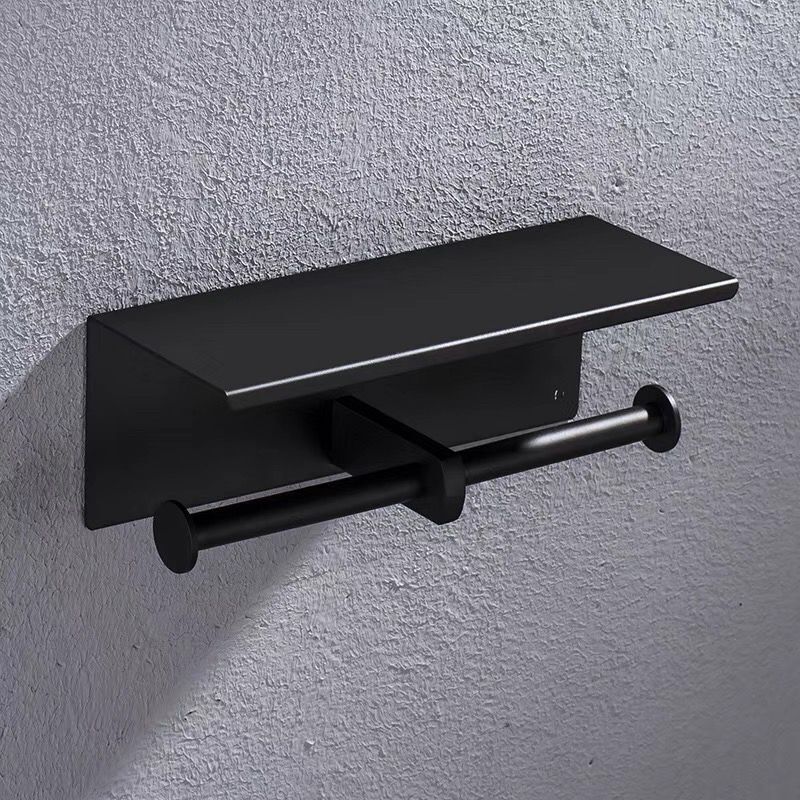 Double-Roll-Stainless-Steel-Toilet-Wall-Mount-Mobile-Phone-Holder-Paper-Shelf-1862991-6