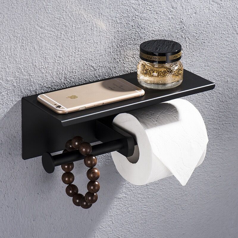 Double-Roll-Stainless-Steel-Toilet-Wall-Mount-Mobile-Phone-Holder-Paper-Shelf-1862991-7