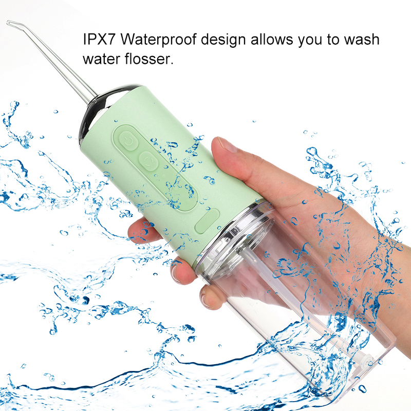 Electric-Dental-Water-Flosser-Oral-Irrigator-Tooth-Cleaning-Waterproof-220ml-Water-Tank-1860053-7
