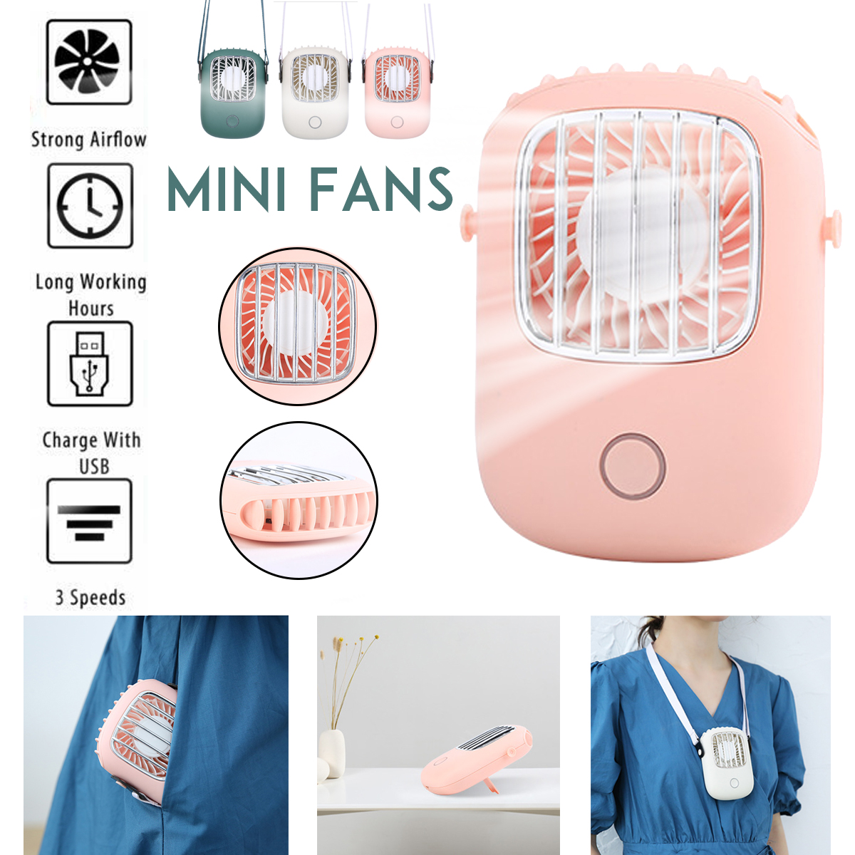 Handheld-Desktop-Hanging-Neck-USB-Rechargeable-3-Gear-Wind-Speed-Mini-Pocket-Fan-1864520-1