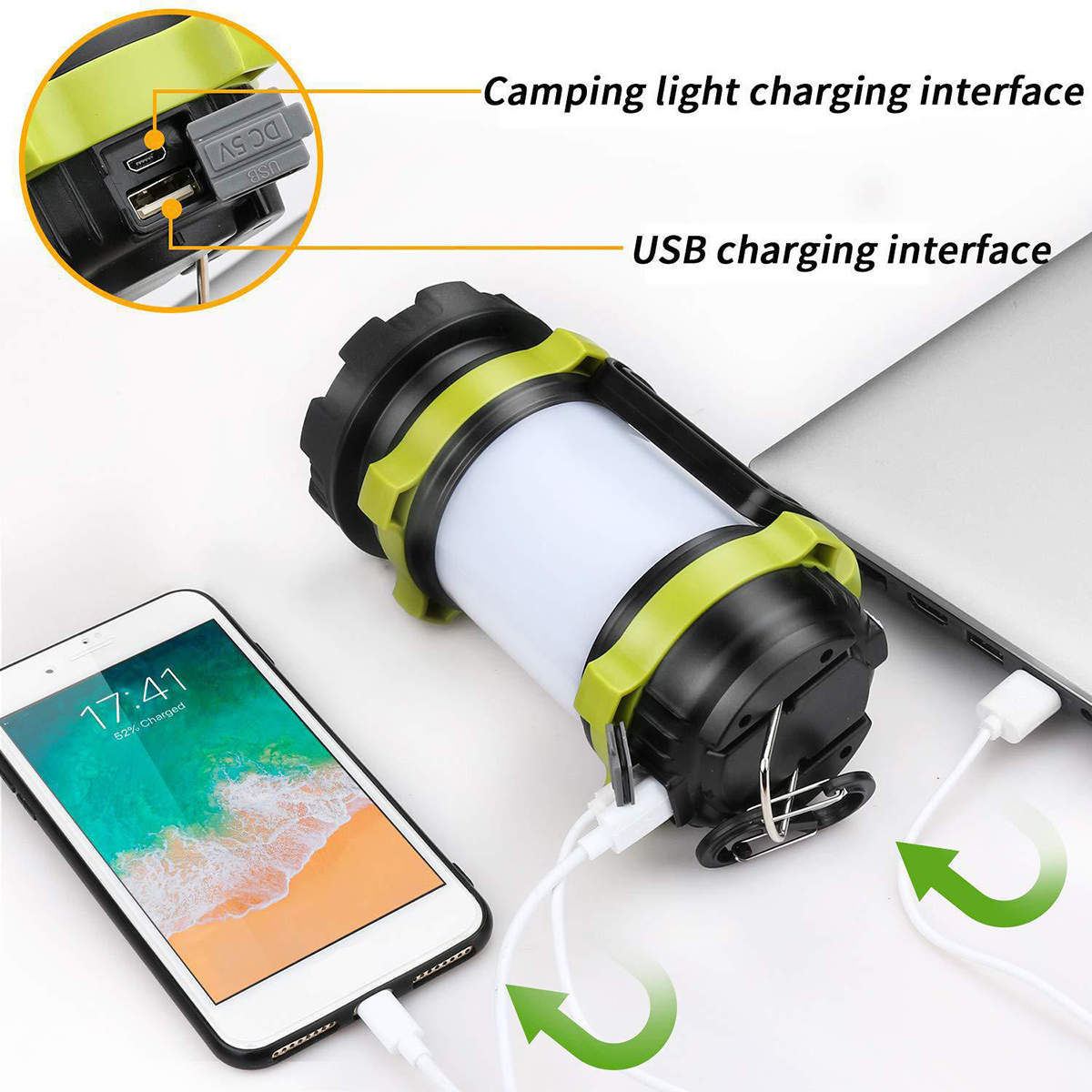 LED-Flashlight-Camping-Light-Torch-Lantern-USB-Rechargeable-USB-Charger-Worklight-Waterproof-1612111-7