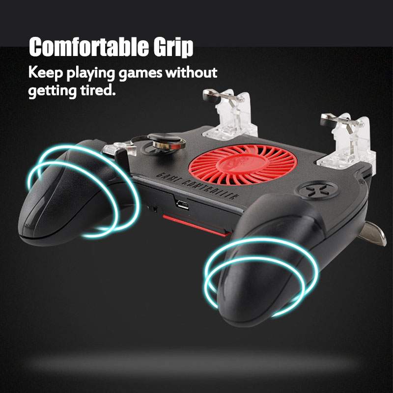 Multifunction-Four-Finger-Low-Noise-Moible-Phone-Shooting-PUBG-Game-Gaming-Controller-Joystick-Trigg-1826581-6