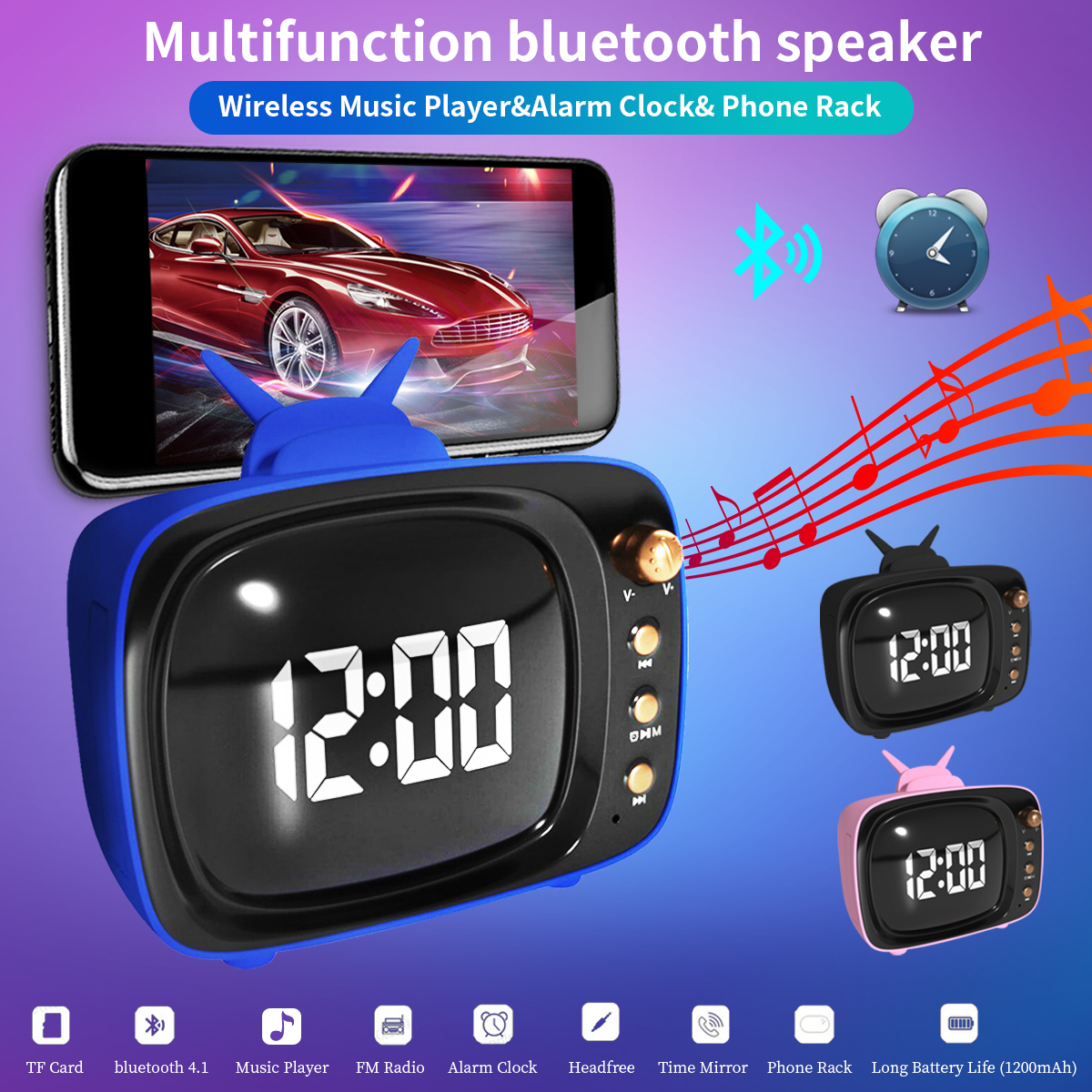 Portable-Retro-Speaker-TV-Design-Mobile-Phone-Holder-Stand-bluetooth-Alarm-Clock-1632092-1