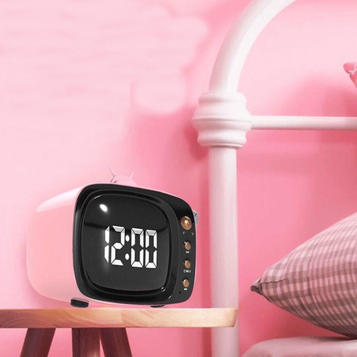 Portable-Retro-Speaker-TV-Design-Mobile-Phone-Holder-Stand-bluetooth-Alarm-Clock-1632092-8