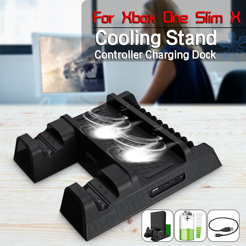 Universal-Dual-Handle-USB-Charger--Fan-Cooling-Base--Disc-Bracket-for-X-BOXONE-SLIM-X-1645101-5