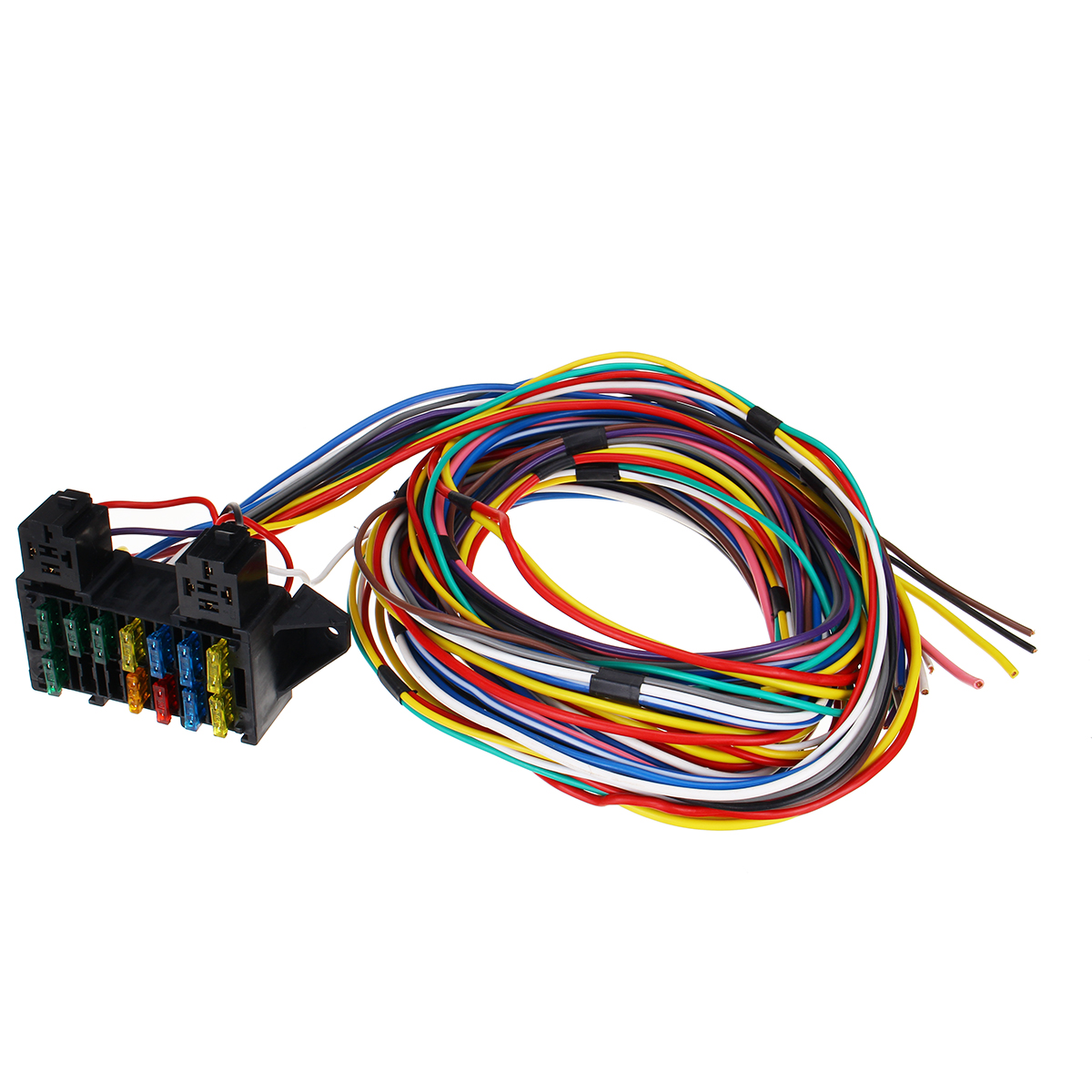 14-Circuit-Universal-Wiring-Harness-Bumper-Wire-Kit-12V-Durability-Car-Hot-Rod-Street-Rod-XL-Wires-1556783-5