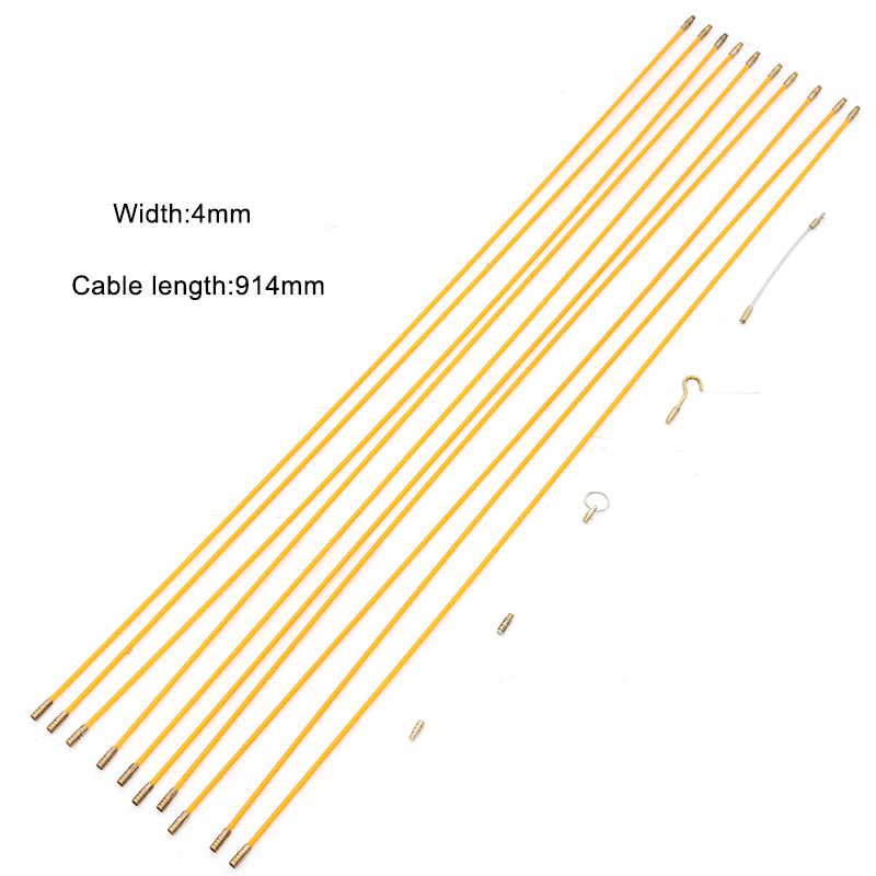 15Pcs-30FT-Fiberglass-Running-Cable-Wire-Kit-Coaxial-Electrical-Cable-Installing--Rods-Tool-1289904-3