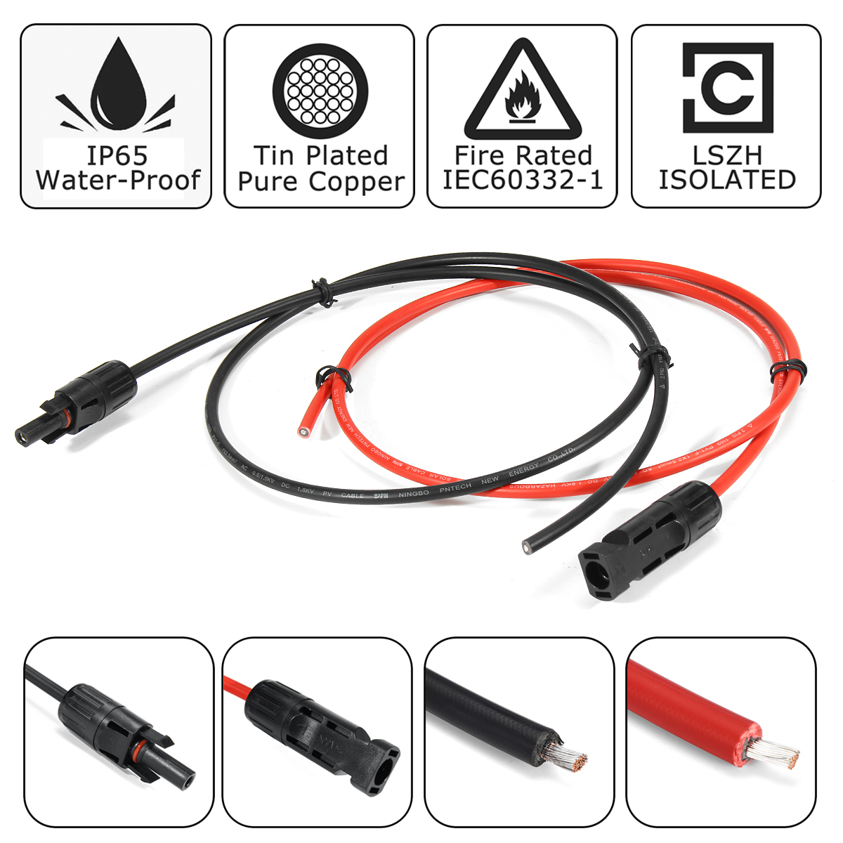 33A--1235M-25mmsup2-14AWG-Eternal-53mm-Solar-Panel-Extension-Cable-Wire-MC4-Connector-Copper-Wire-So-1479415-6