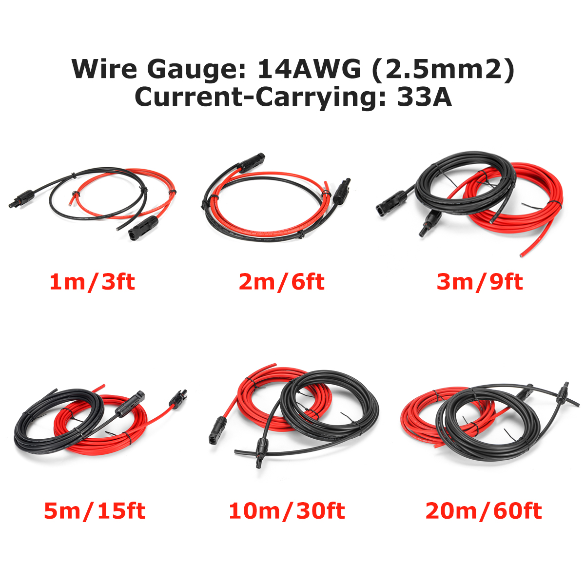 33A--1235M-25mmsup2-14AWG-Eternal-53mm-Solar-Panel-Extension-Cable-Wire-MC4-Connector-Copper-Wire-So-1479415-7