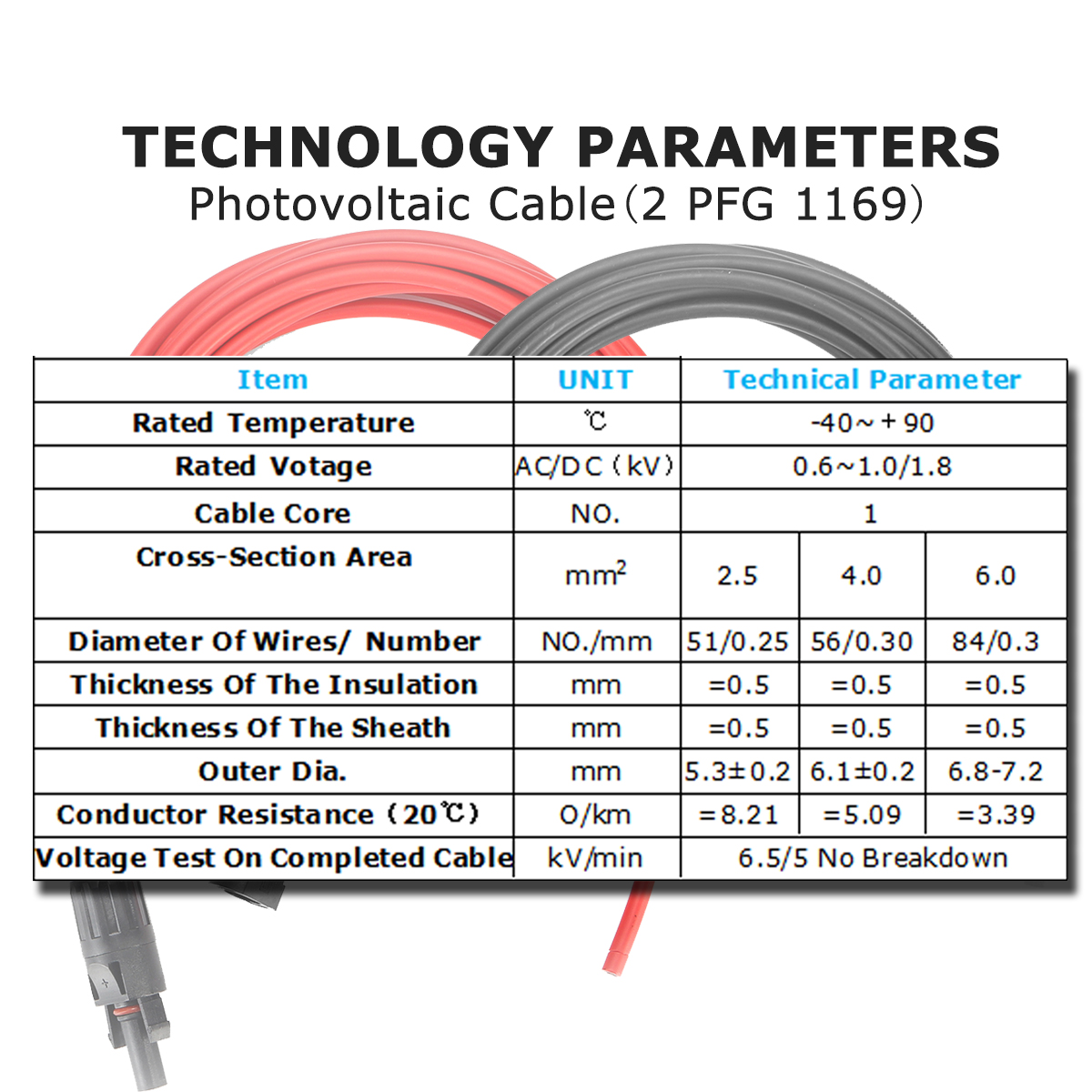 33A--1235M-25mmsup2-14AWG-Eternal-53mm-Solar-Panel-Extension-Cable-Wire-MC4-Connector-Copper-Wire-So-1479415-9