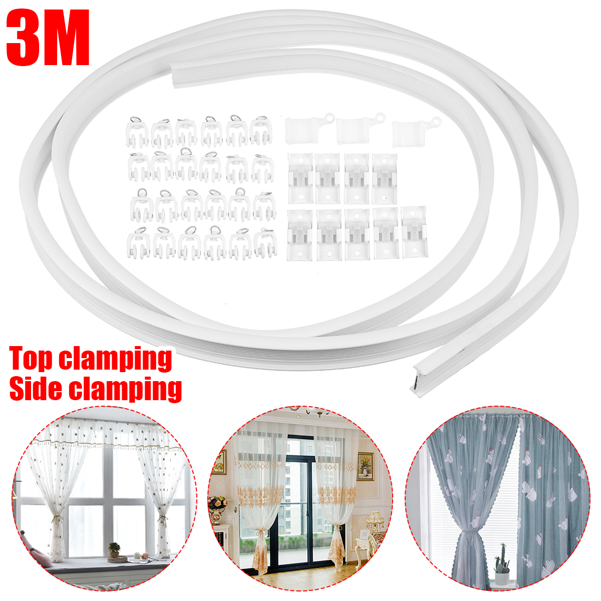 3M-Flexible-Ceiling-Curtain-Track-Bendable-Window-Rod-Rail-Straight-Curve-Shower-1845744-3