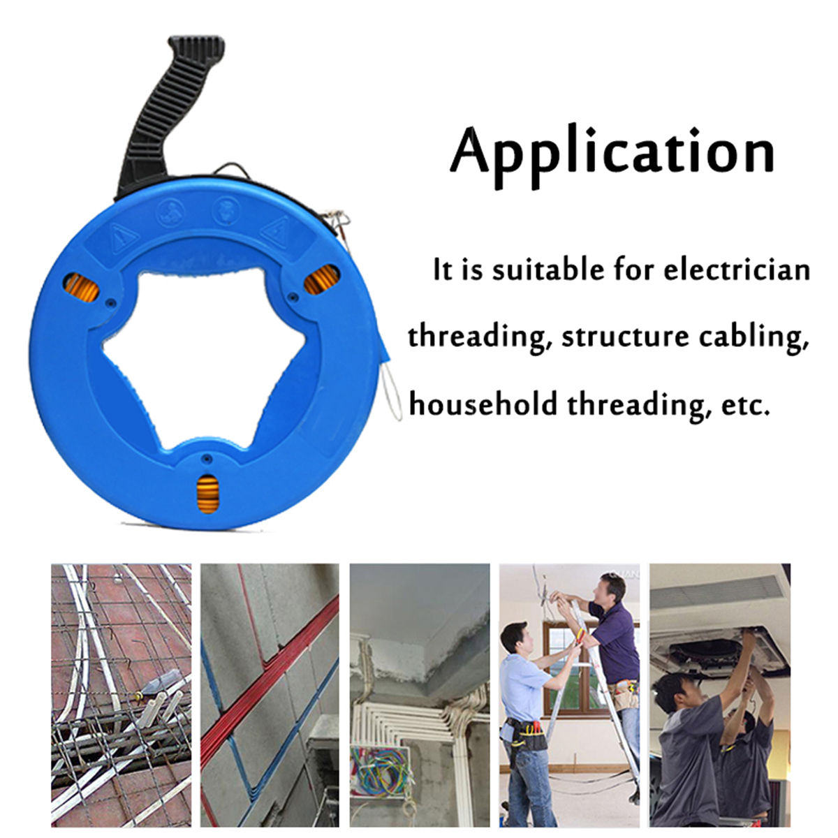 45m60m70m-Fiberglass-Cable-Puller-Fish-Tape-Reel-Conduit-Ducting-Rodder-Pulling-Puller-1305563-2