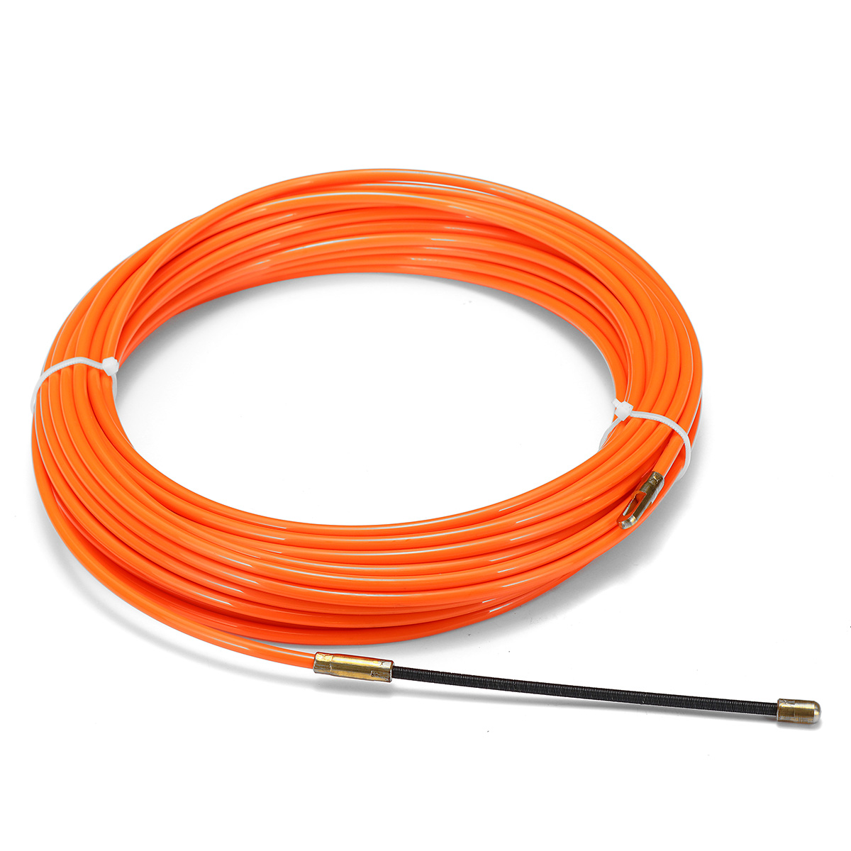 Cable-Push-Puller-Reel-Conduit-Nylon-Snake-Fish-Tape-Wire-Orange-4mm-15m-1379495-3