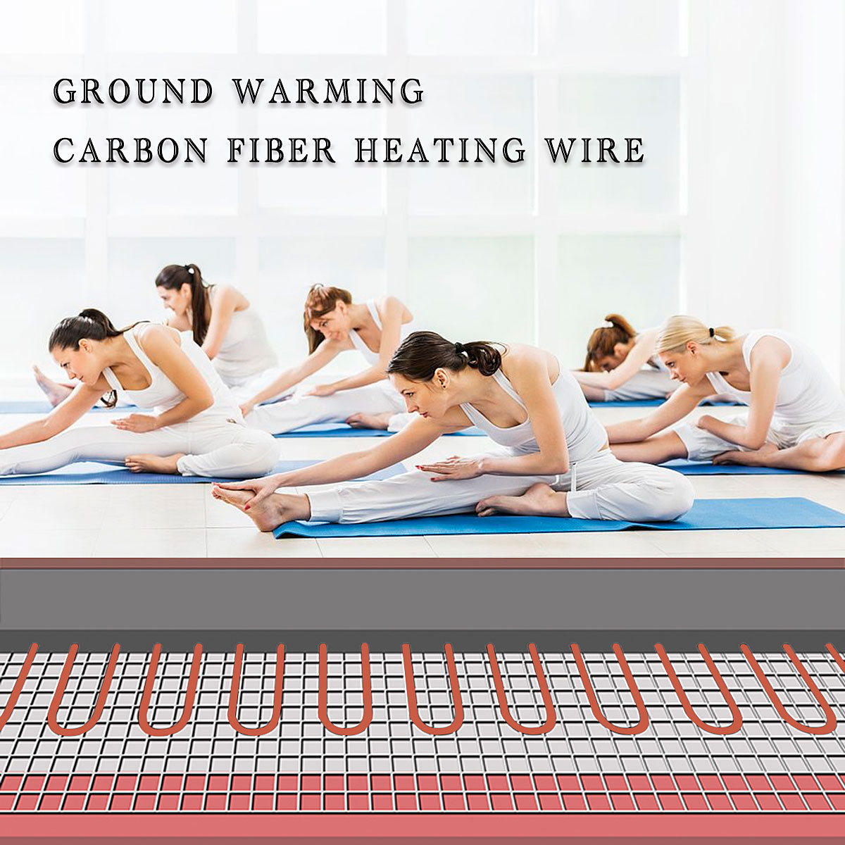 Heating-Wire-Cable-Carbon-Fiber-Floor-Wire-Warm-Home-6K-25W--M-Silicone-Rubber-1805745-7