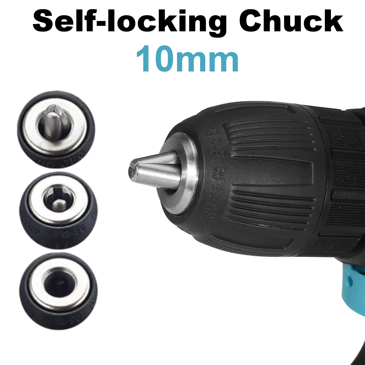 10mm-Chuck-520Nm-Cordless-Electric-Drill-Driver-Replacement-for-Makita-18V21V-Battery-1789711-4