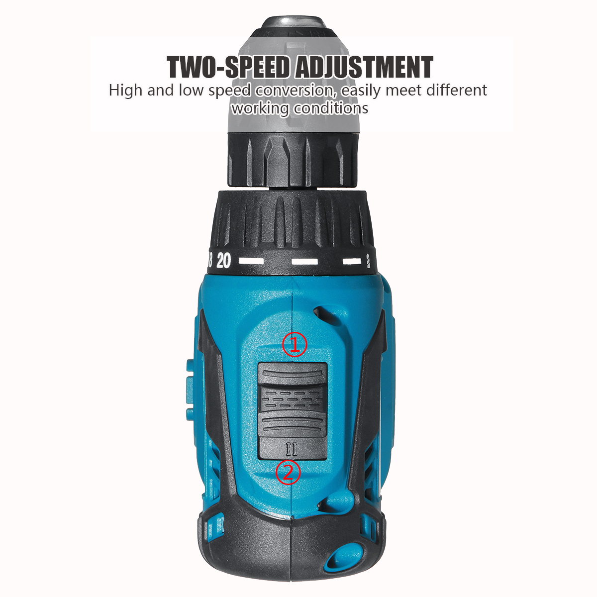 10mm-Rechargable-Electric-Drill-Screwdriver-1350RPM-2-Speed-Impact-Hand-Drill-Fit-Makita-Battery-1882944-12