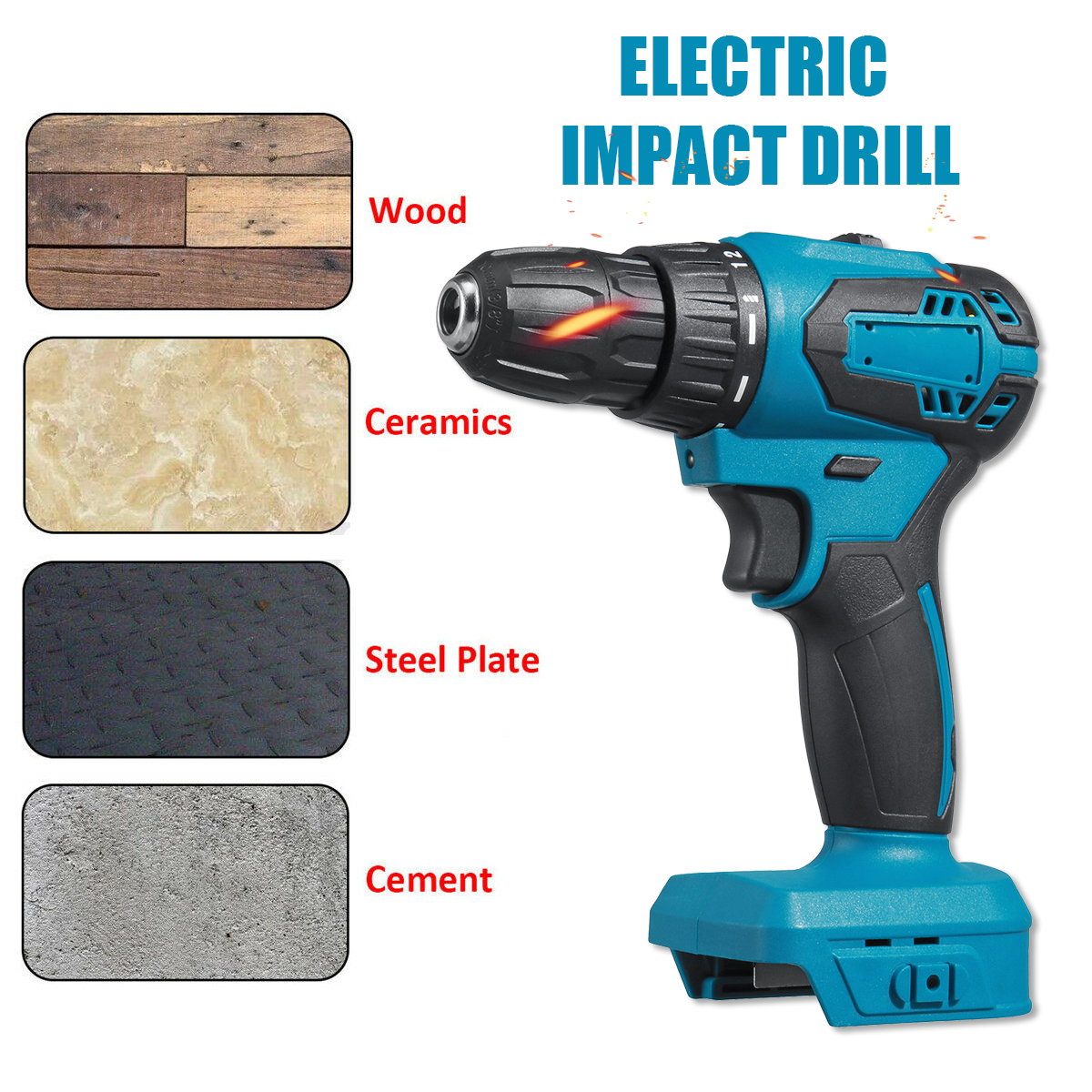 10mm-Rechargable-Electric-Drill-Screwdriver-1350RPM-2-Speed-Impact-Hand-Drill-Fit-Makita-Battery-1882944-8