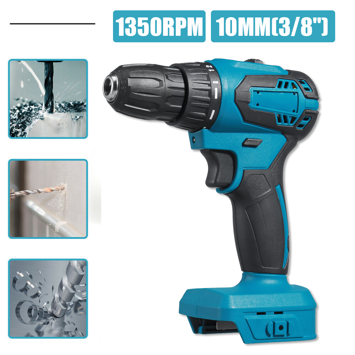 10mm-Rechargable-Electric-Drill-Screwdriver-1350RPM-2-Speed-Impact-Hand-Drill-Fit-Makita-Battery-1882944-10