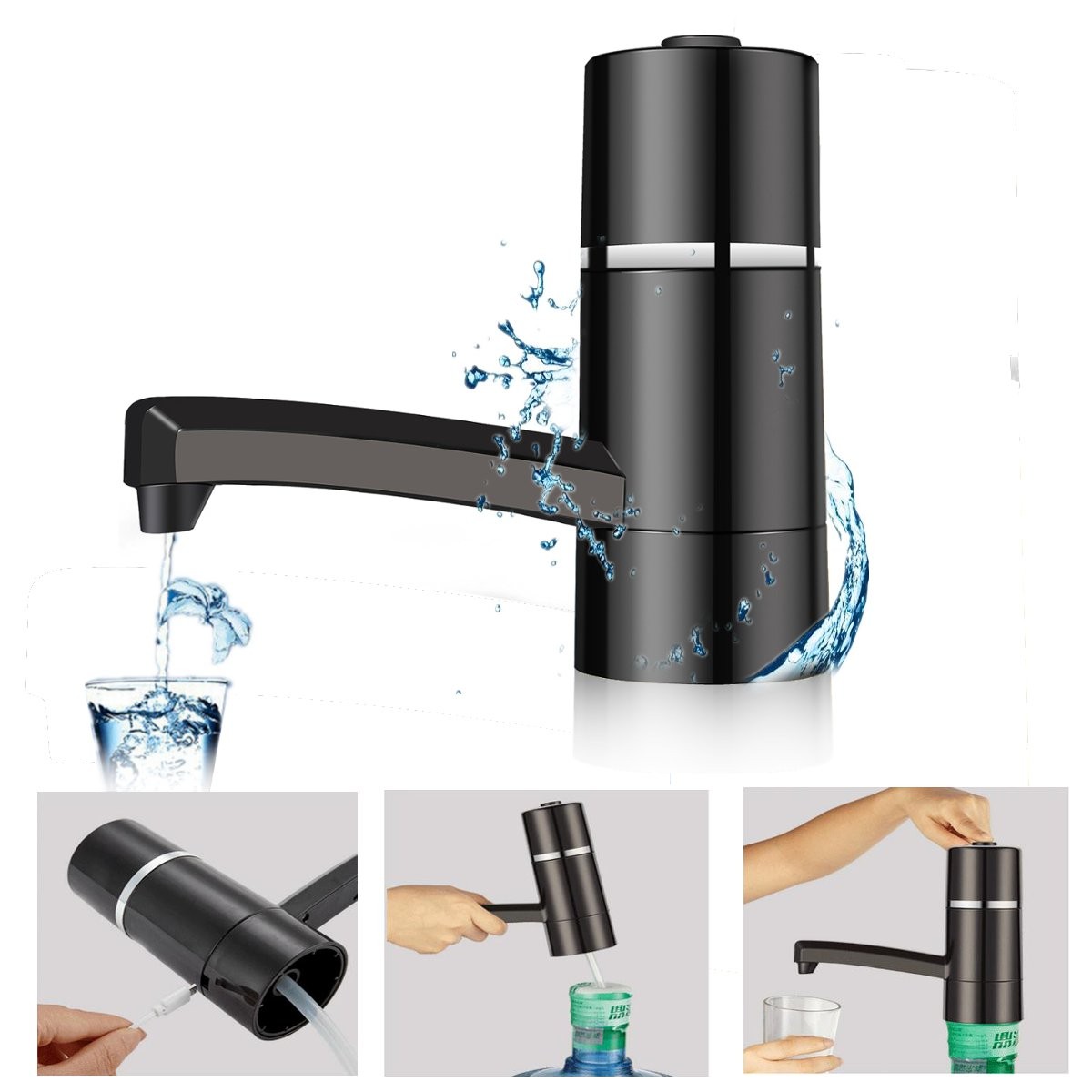 12V-15W-Water-Electric-Pump-Dispenser-Wireless-Rechargeable-Portable-Tools-1191150-3