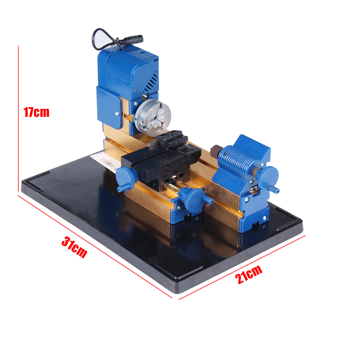 12V-DC-2A-24W-Multi-purpose-Mini-Wood-Lathe-Aluminum-Lathe-Machine-1246724-3