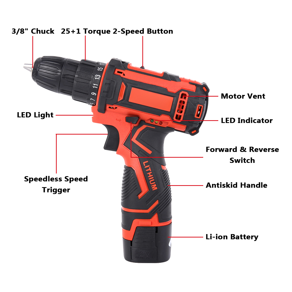 12V-Electric-Drill-Cordless-Wireless-Rechargeable-Electric-Screwdriver-Drill-Set-LED-W-12-Batteries--1860321-8
