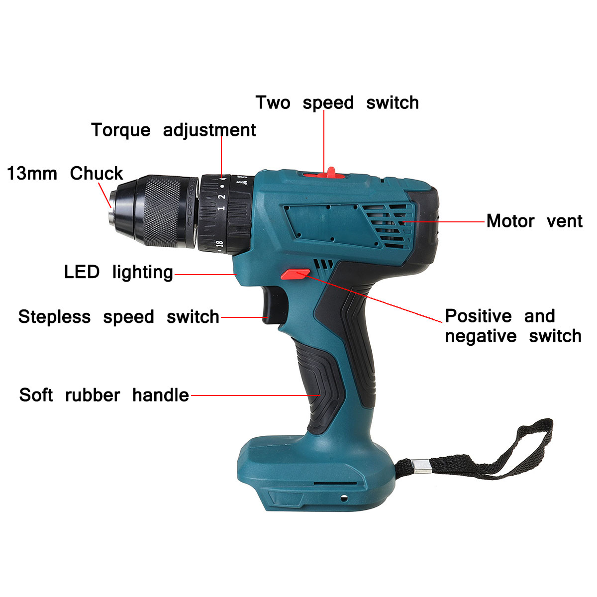 12quot-88Nm-13mm-Cordless-Electric-Wrench-Screwdriver-LED-for-Makita-18V-Battery-1786285-3