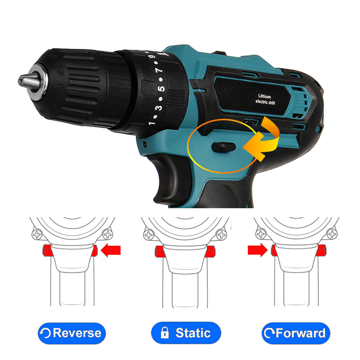 148VF-20Ah-Cordless-Electric-Impact-Drill-Rechargeable-Drill-Screwdriver-W-1-or-2-Li-ion-Battery-1888042-11