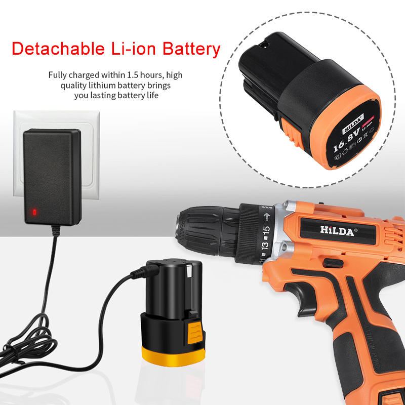 168V-2-Speed-Cordless-Power-Drill-Electric-Screwdriver-32Nm-Torque-38-Inch-Keyless-Drill-Chuck-W-1-o-1506629-9