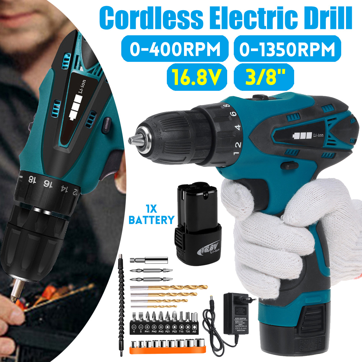 168V-Cordless-Electric-Drill-Driver-231-Torque-Multifuntional-Screwdriver-Power-Tool-W-Battery--Dril-1863336-2