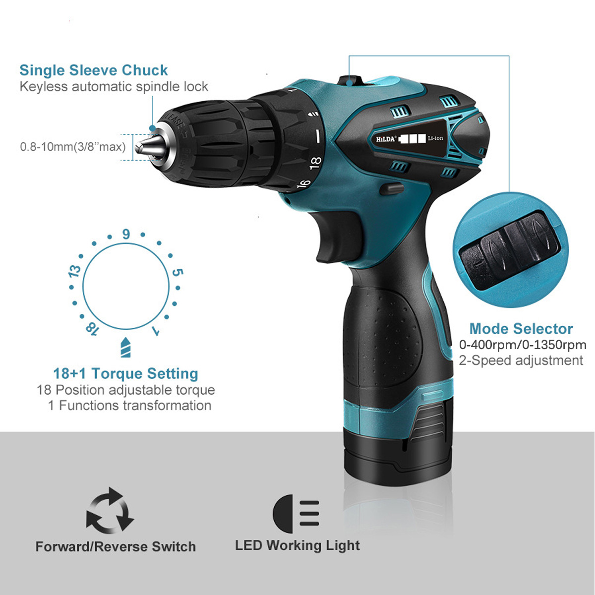 168V-Cordless-Electric-Drill-Driver-231-Torque-Multifuntional-Screwdriver-Power-Tool-W-Battery--Dril-1863336-4