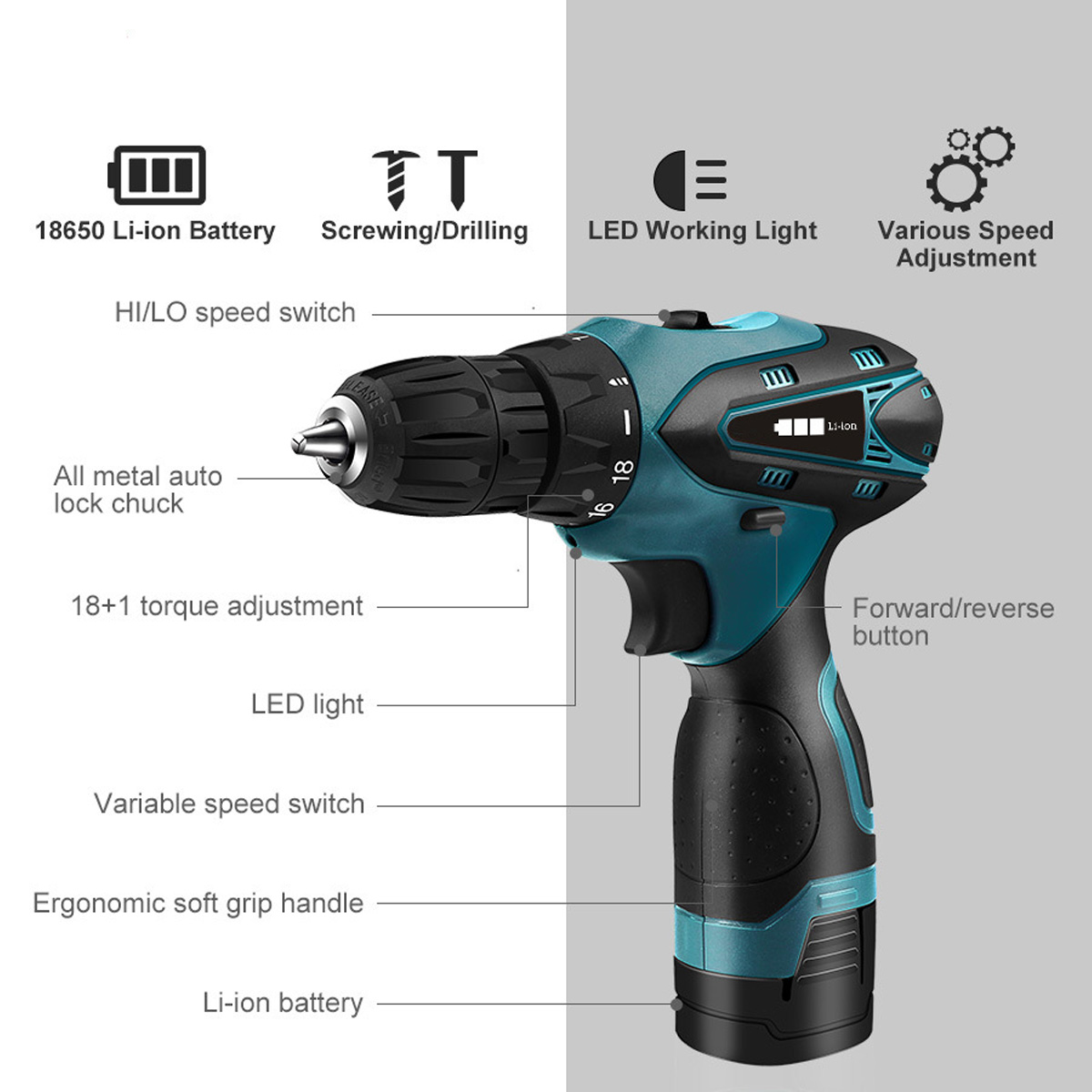 168V-Cordless-Electric-Drill-Driver-231-Torque-Multifuntional-Screwdriver-Power-Tool-W-Battery--Dril-1863336-5