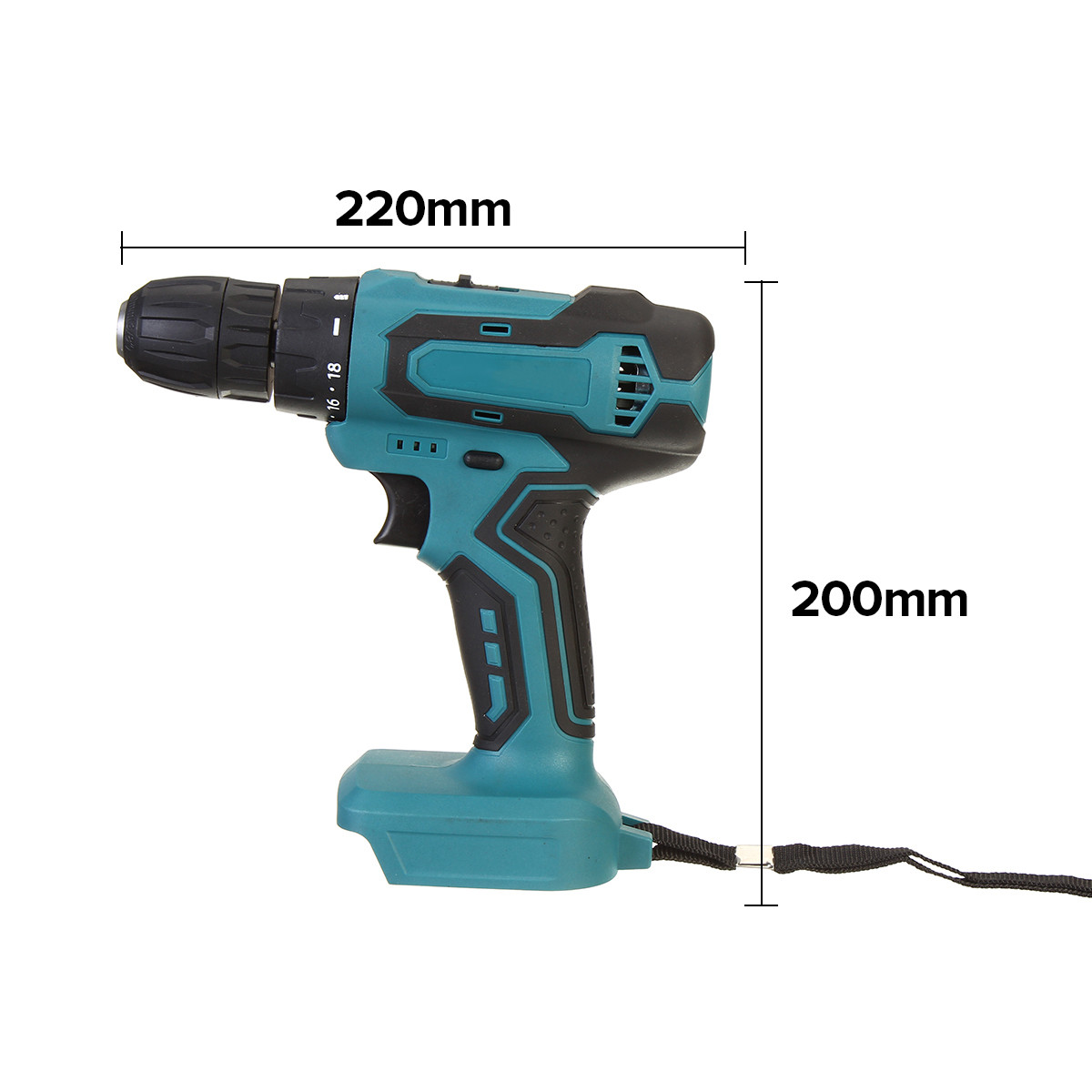18V-13mm-Cordless-Electric-Drill-2-Speed-Screwdriver-For-Makita-Battery-1717184-9