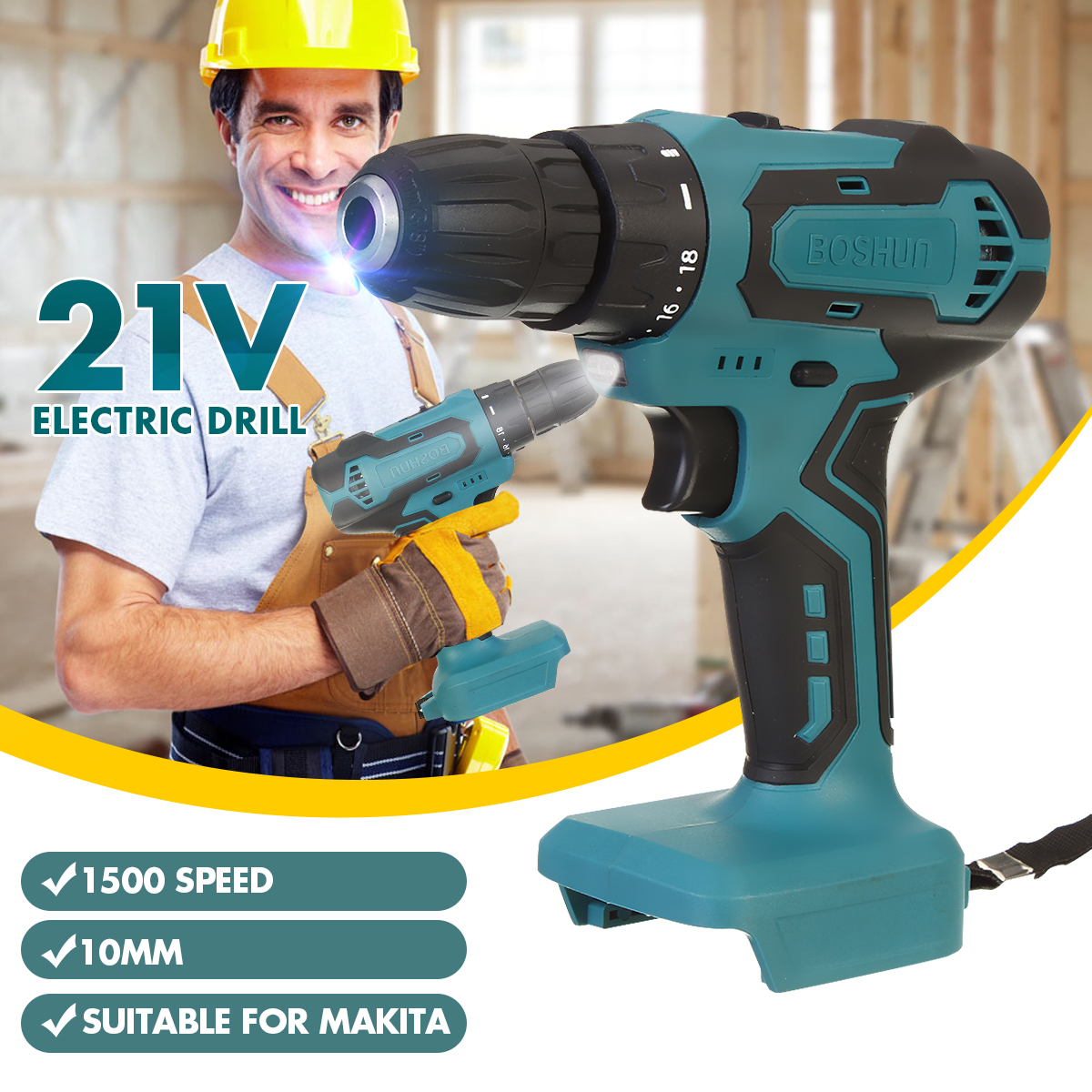 18V-21V-90Nm-Electric-Drill-Cordless-Hand-Drill-10mm-Screwdriver-For-Makita-battery-1709141-1