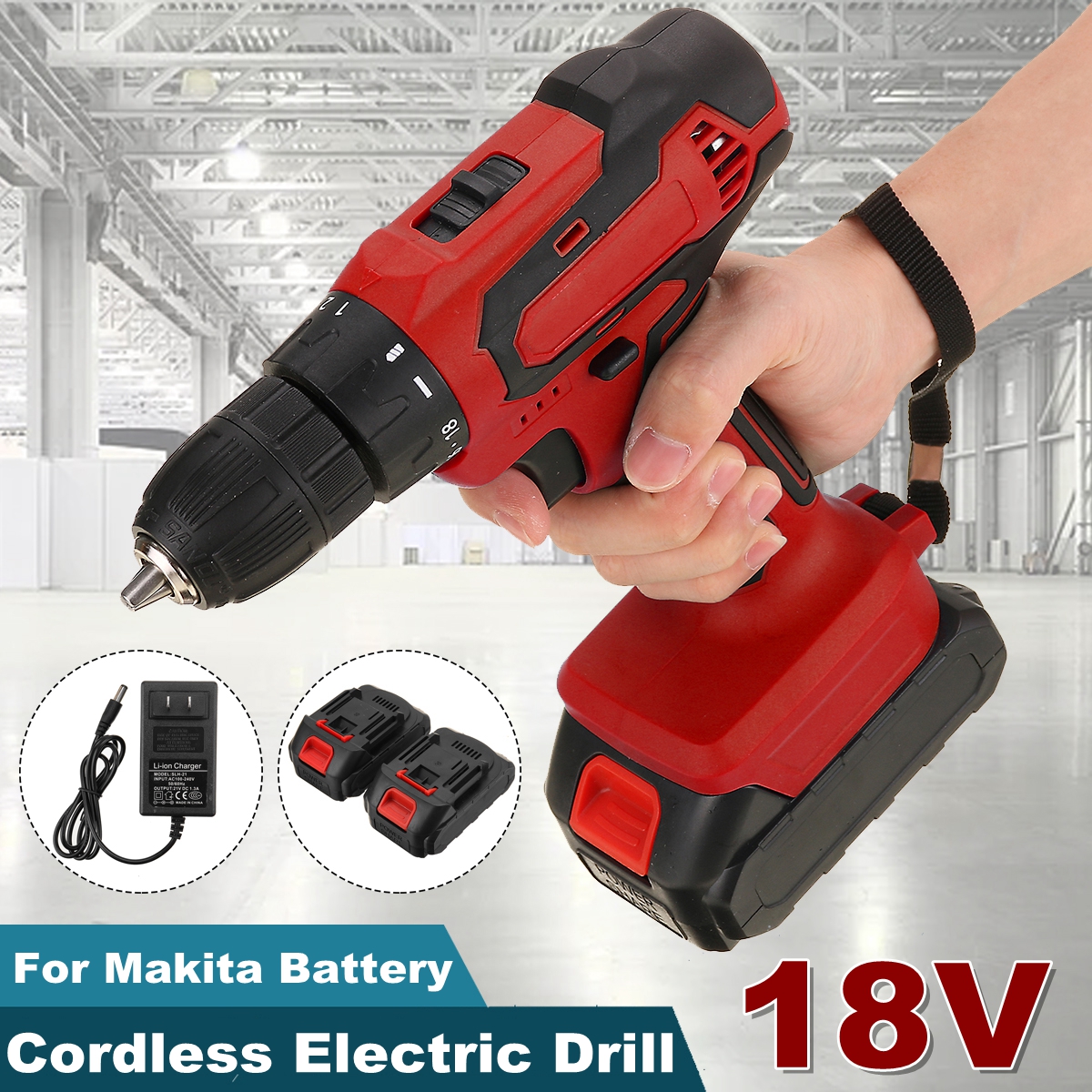 18V-Electric-Drill-10mm--Rechargeable-Cordless-Power-Drills-Adapted-To-Makita-Battery-With-1-Battery-1715109-2