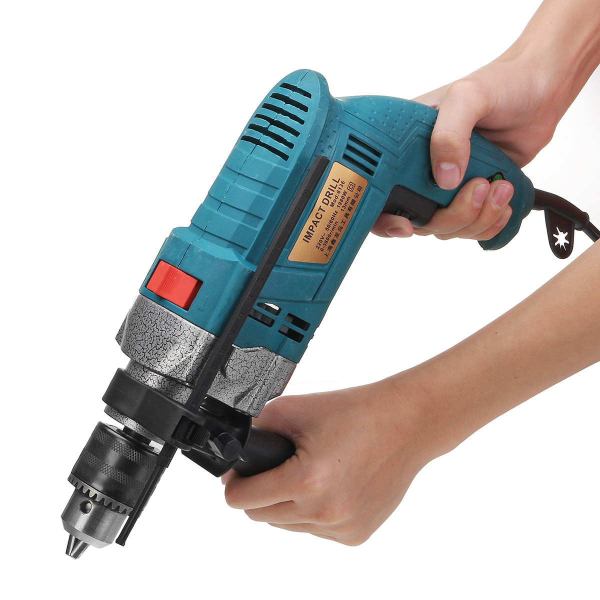 1980W-3800rpm-Electric-Impact-Drill-360deg-Rotary-Skid-Proof-Handle-With-Depth-Measuring-Scale-Spina-1715301-11